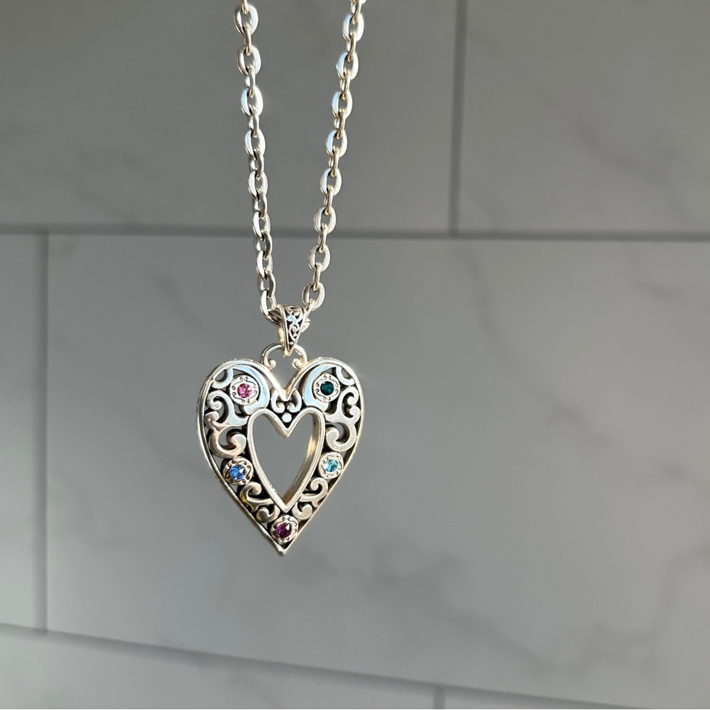 BRIGHTON ELORA HEART NECKLACE